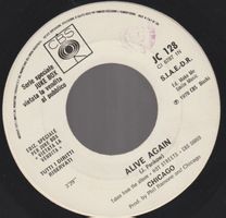 7 " juke box promo CHICAGO / DAN HARTMAN  ALIVE AGAIN / INST