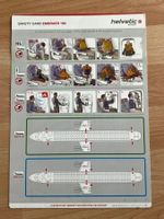 Helvetic Embraer 190  Safety Card