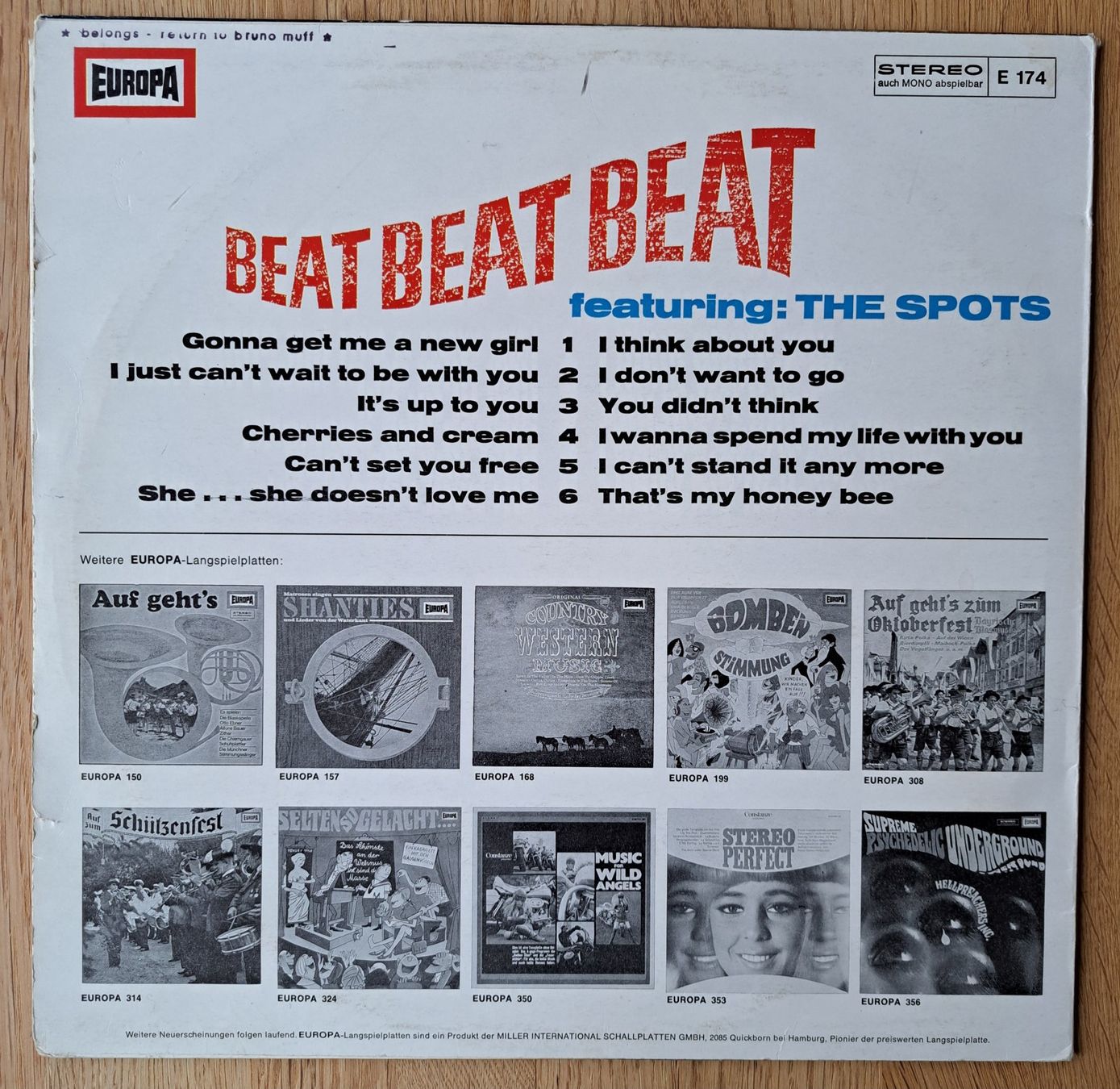 Dischi in vinile: The Spots - Beat Beat Beat – Usato da Meggen venduto da Ricardokoch 1
