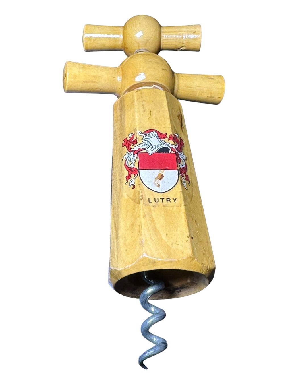 Ancien Tire bouchon a Hélice / Ressort , Antique Corkscrew