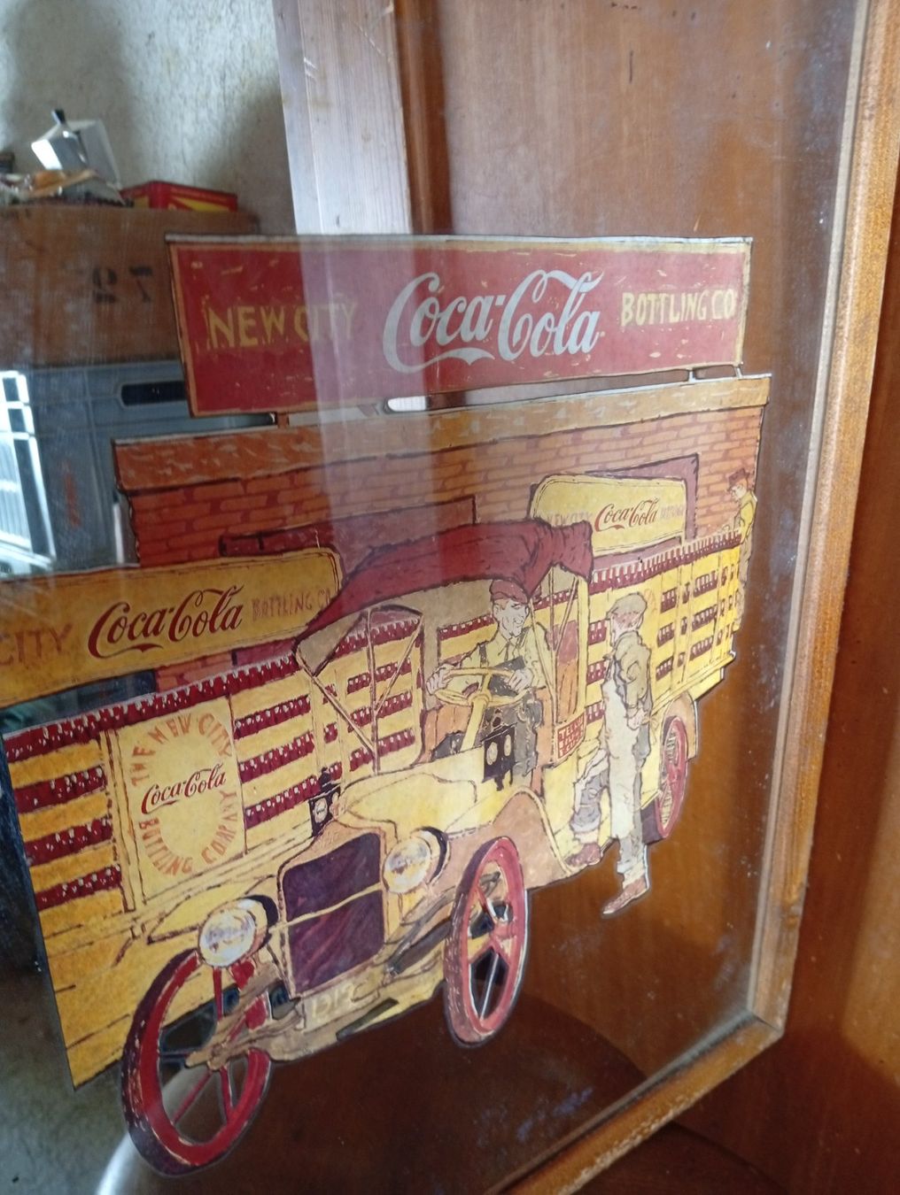 Specchi: Miroir publicitaire Coca-Cola vintage - Objet de collection – Usato da Perrefitte venduto da 36B 1