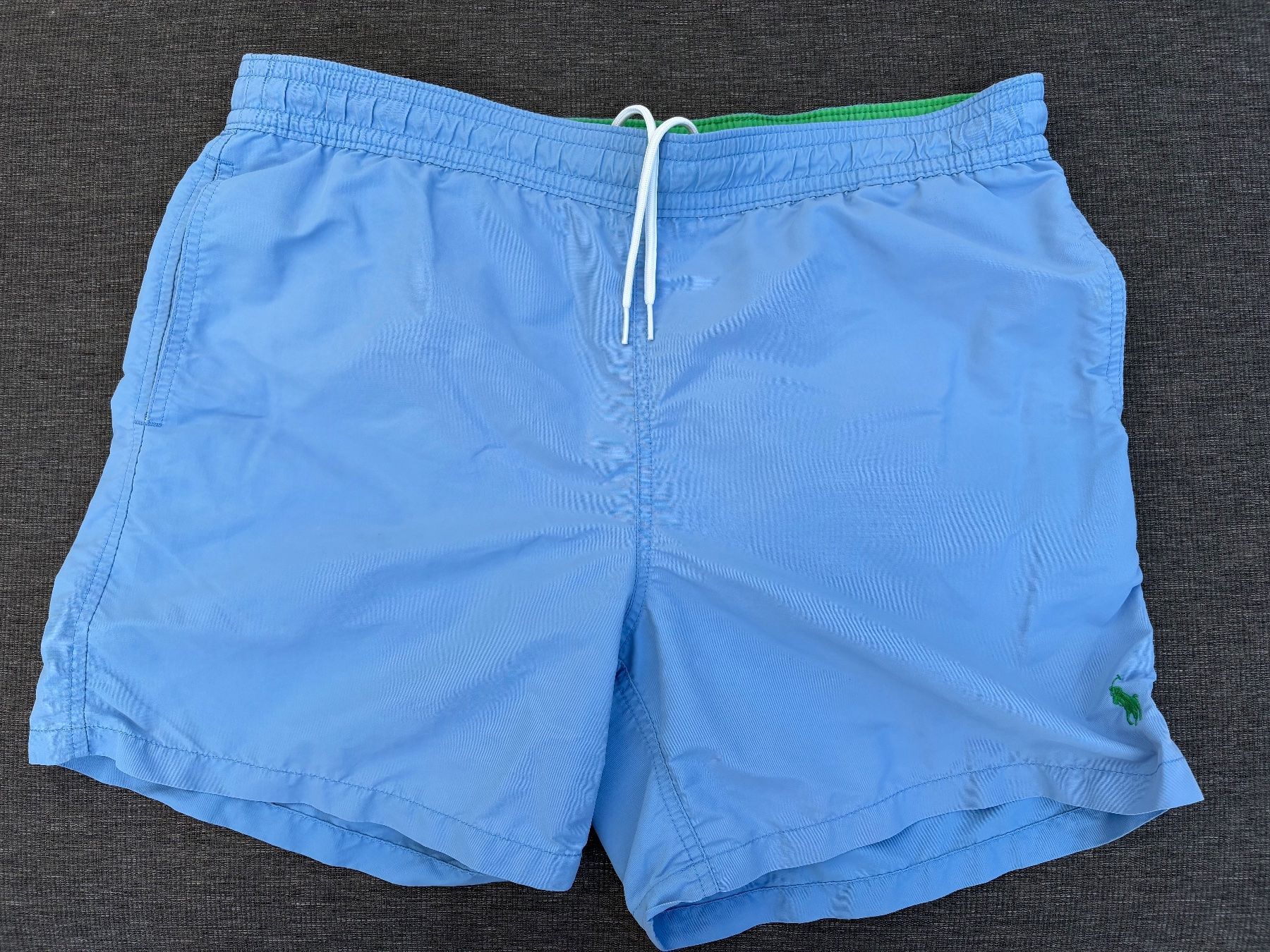 Ralph Lauren Pantaloni: Polo Ralph Lauren Badeshorts hellblau – Usato da Murten venduto da nobeer23