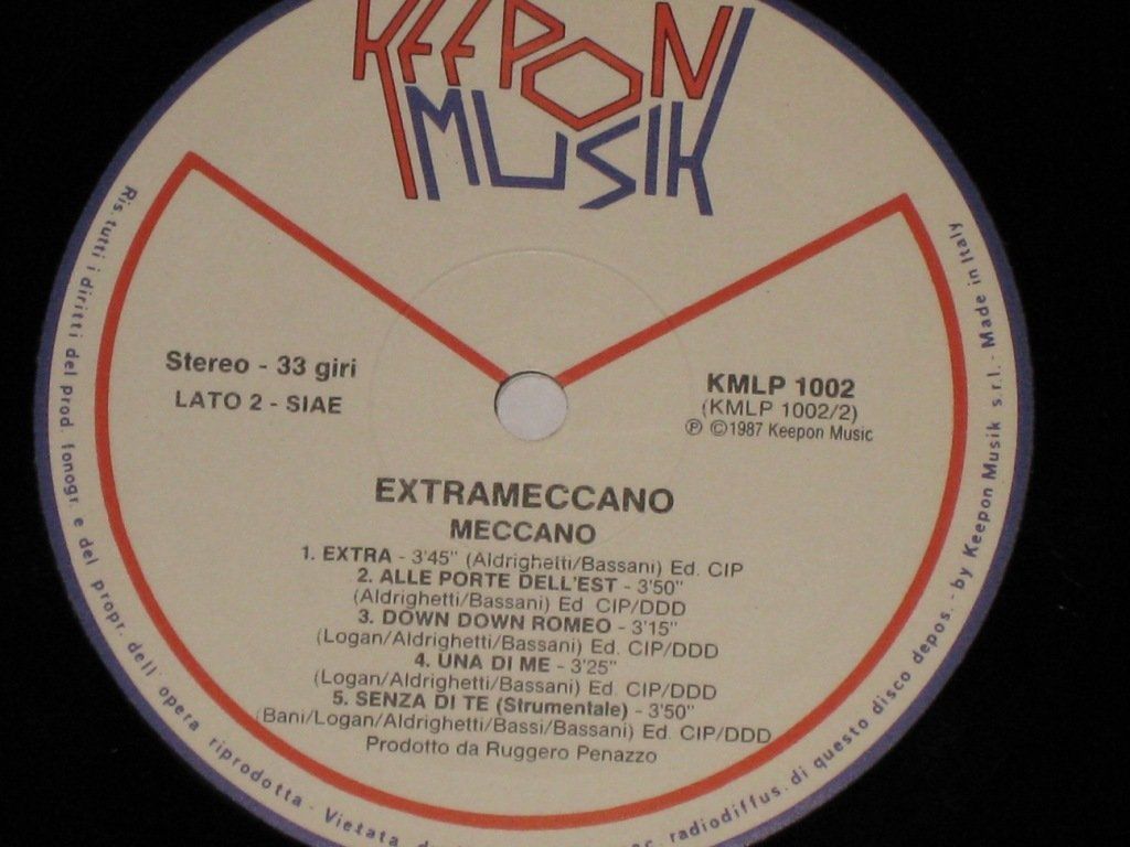 Schallplatten: LP - EXTRAMECCANO - MECCANO – Gebraucht aus Steckborn von Quo7 2