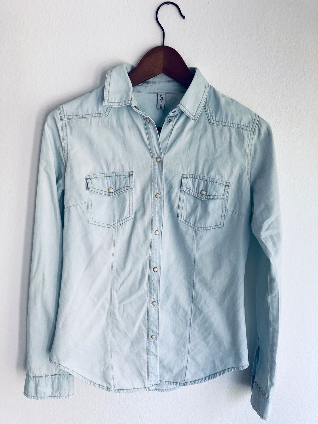 Blusen, T-Shirts & Tops: Jeansbluse |  Denim & Co. * Gr. 158 – Gebraucht aus Basel von AufeinenBlick