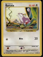 Rattata 61/102 Base Set