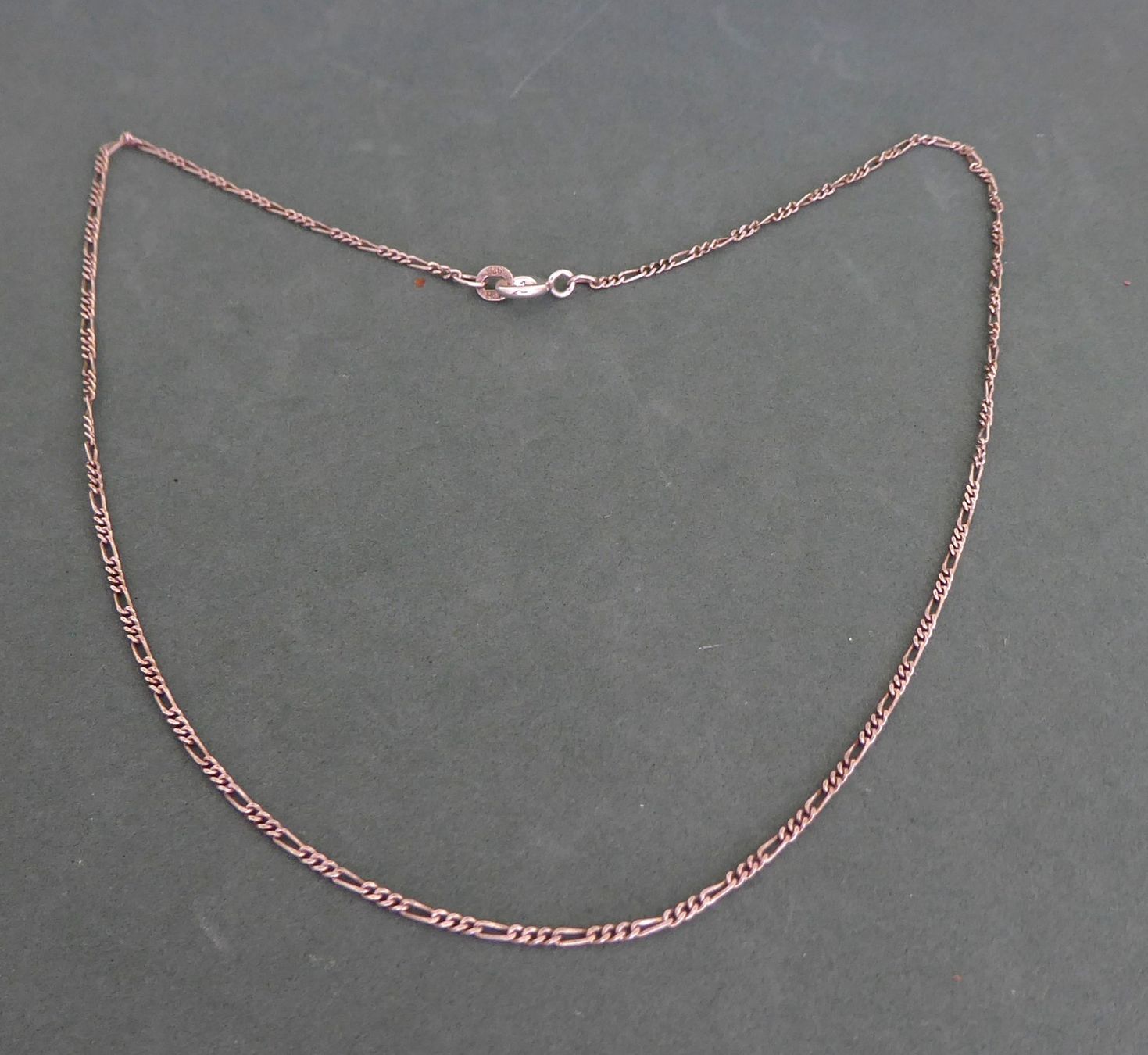 Ketten: Kette 800 Silber mit Figaro Muster – Gebraucht aus Muri AG von silvermouse007