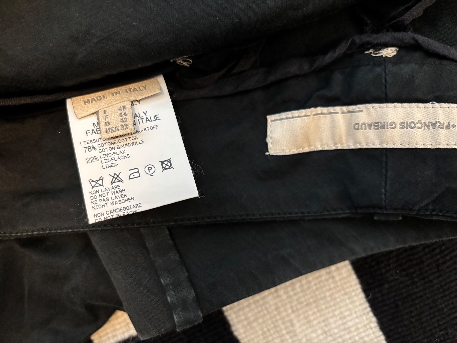 Pantaloni: Marithé + François Girbaud Hose schwarz Grösse 42 – Usato da Küsnacht ZH venduto da MaBaCa 3