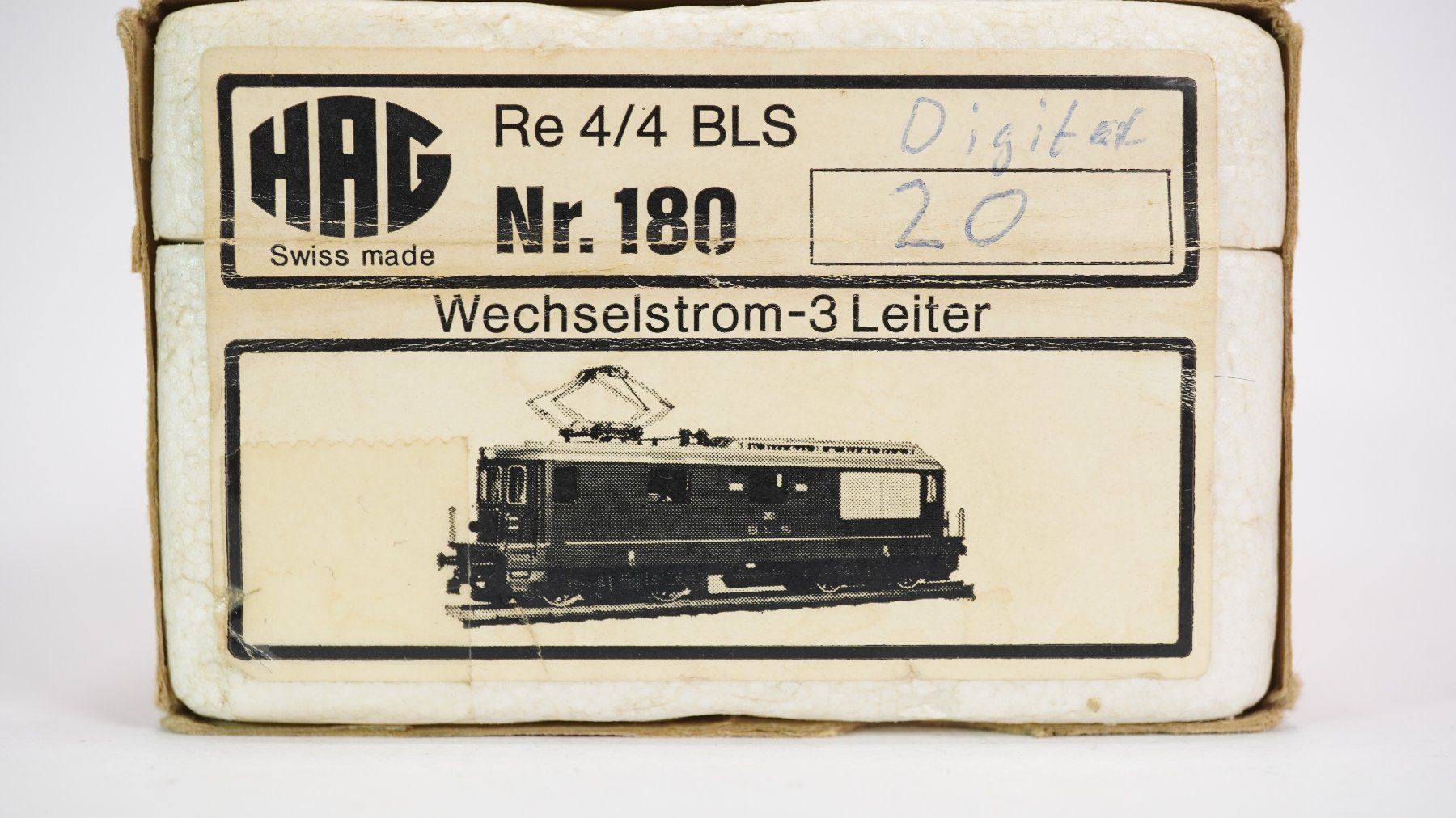 Hag Modellini di ferrovie: e4 HAG 180 BLS Re 4/4 181 braun – Usato da Thun venduto da evinka_gmbh 8