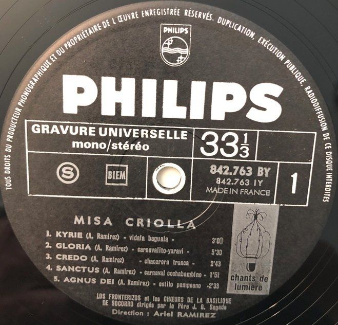 Dischi in vinile: Misa Criolla / Navidad nuestra (LP, Ariel Ramirez) – Usato da Grüningen venduto da azulamarillo_vinyl 2