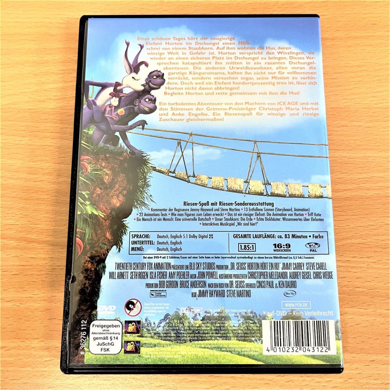 Tutti i DVDs: DVD - Horton hürt ein Hu! – Usato da Amlikon-Bissegg venduto da allerlei-versand 2