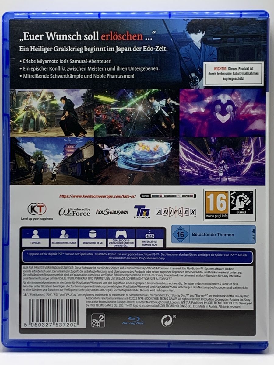 Sony Giochi: PS4 - Fate/Samurai Remnant – Usato da Ostermundigen venduto da RG-Collector 1