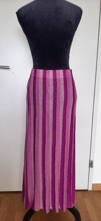 Gallery Glitzer-Strickrock Gr. L (44-46) pink neuwertig!