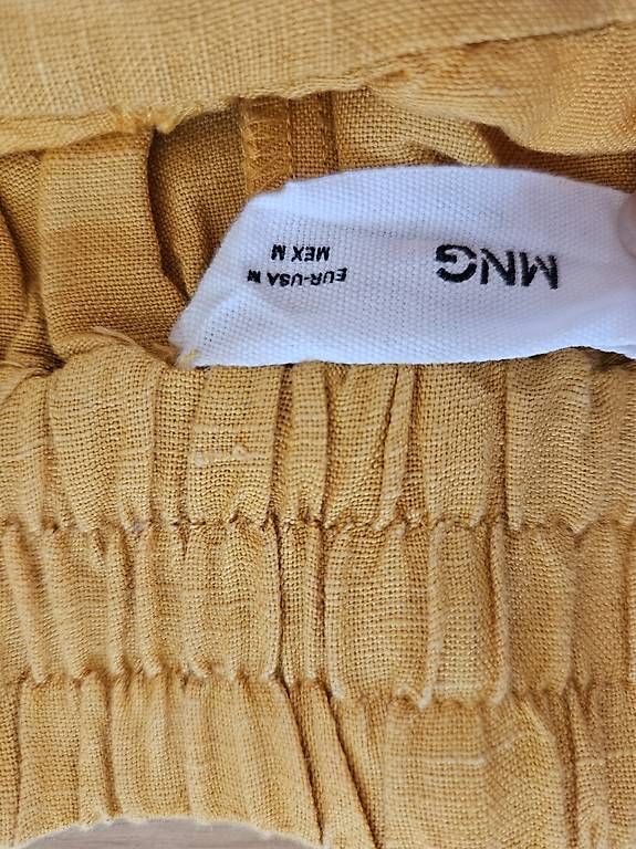 Mango Hosen: Gelbe Leinen Hose von Mango – Gebraucht aus Zürich von leonard014 2
