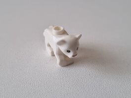 LEGO 77307pb02 White Lion Baby Cub with Black Eyes