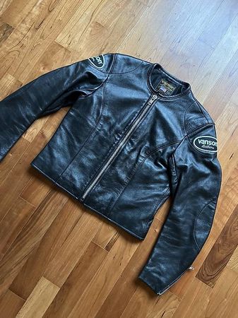 Vanson woman Lederjacke moto Giacca chaqueta Racing