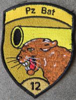 Pz Bat 12 Stab Gold-Badge