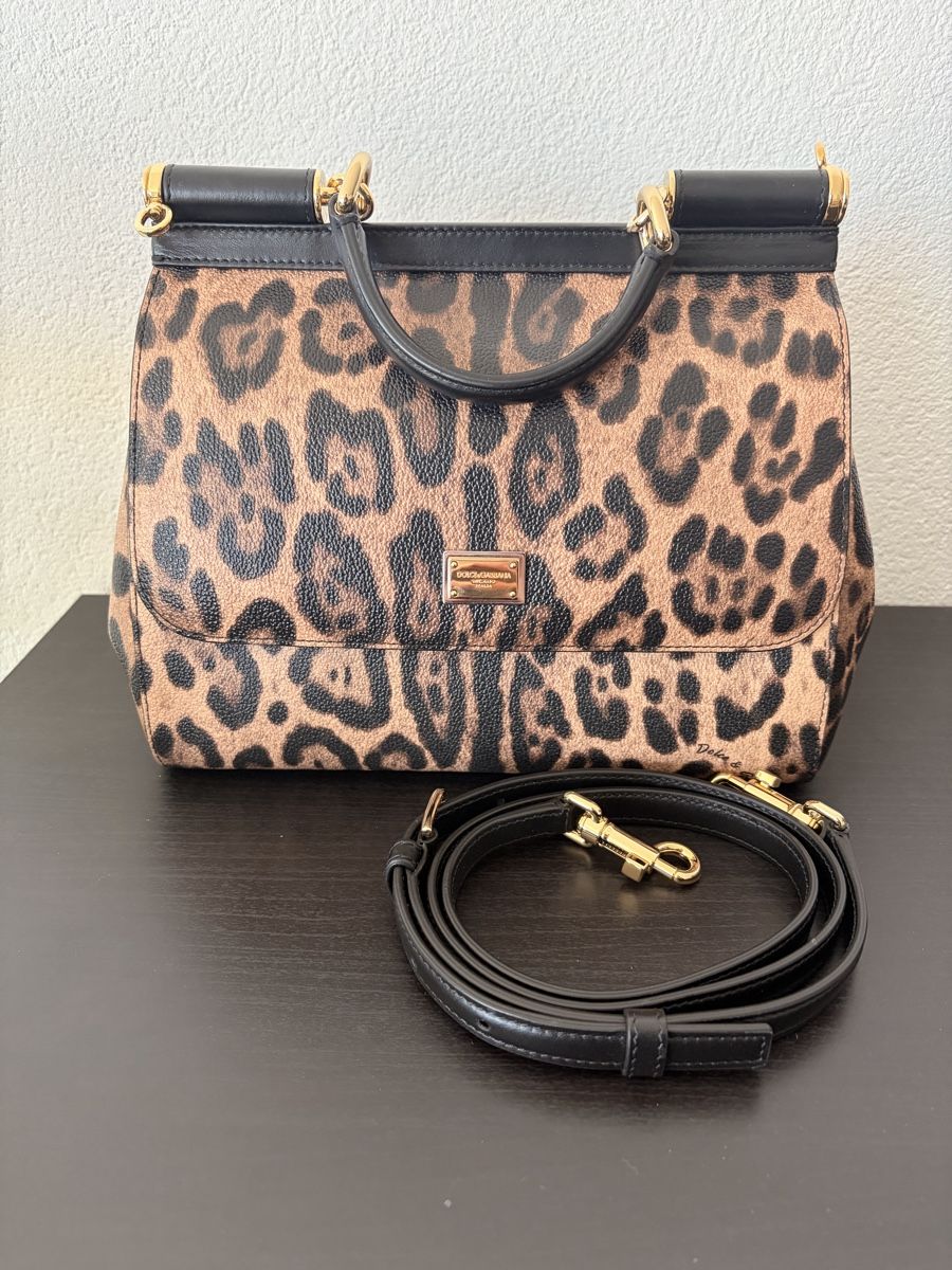 Dolce & Gabbana Borse da donna: Dolce&Gabbana Sicily bag in leopard print – Nuovo (secondo la descrizione) da Dübendorf venduto da fra_h2bp 2