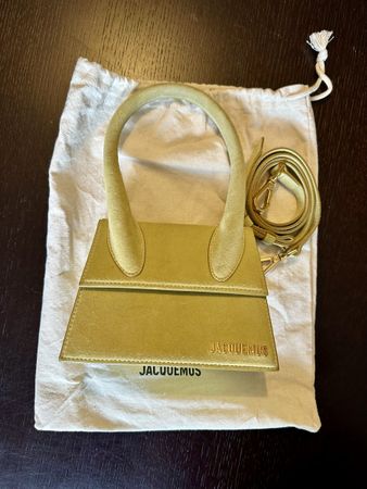 Sac à main Jacquemus-Le Chiquito vert pâle.