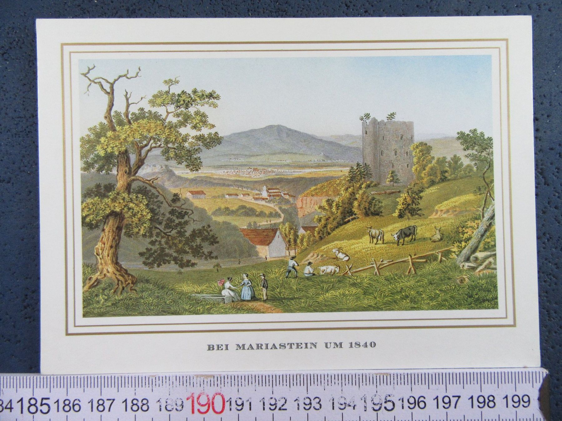 Cartoline postali: BEIMARIASTEIN UM 1840 REPRO SO AK – Usato da Ettingen venduto da Hausi4711