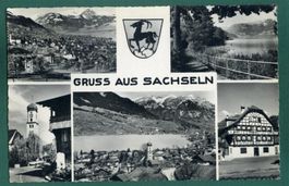 Gruss aus Sachseln, 5 Ansichten, 1963, gelaufen