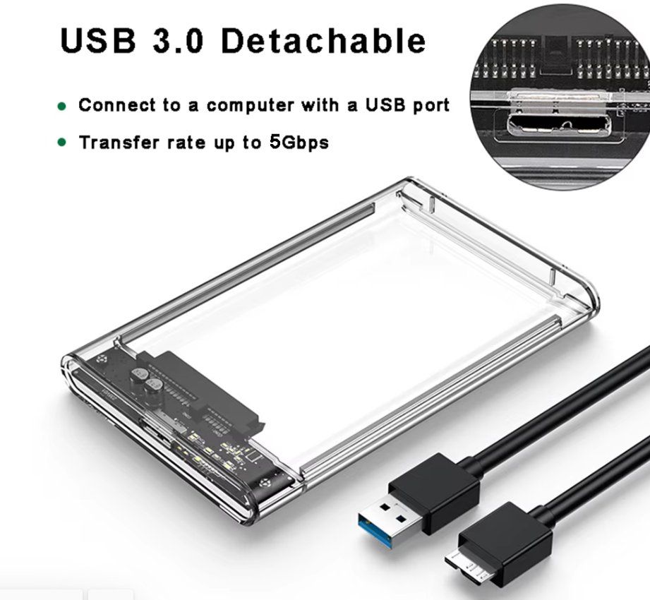 Unità & Adattatore: USB 3.0 SATA 2.5 Zoll externes Festplatten Harddisk Gehäuse – Nuovo e nell'imballaggio originale da Illnau venduto da diy-shop 3