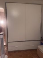 Kleiderschrank mit Schwebetüren, 2 Schubladen-Elemente, T...