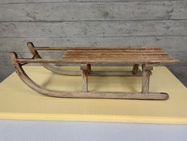 Davoser Schlitten Alt Antik Dekoration