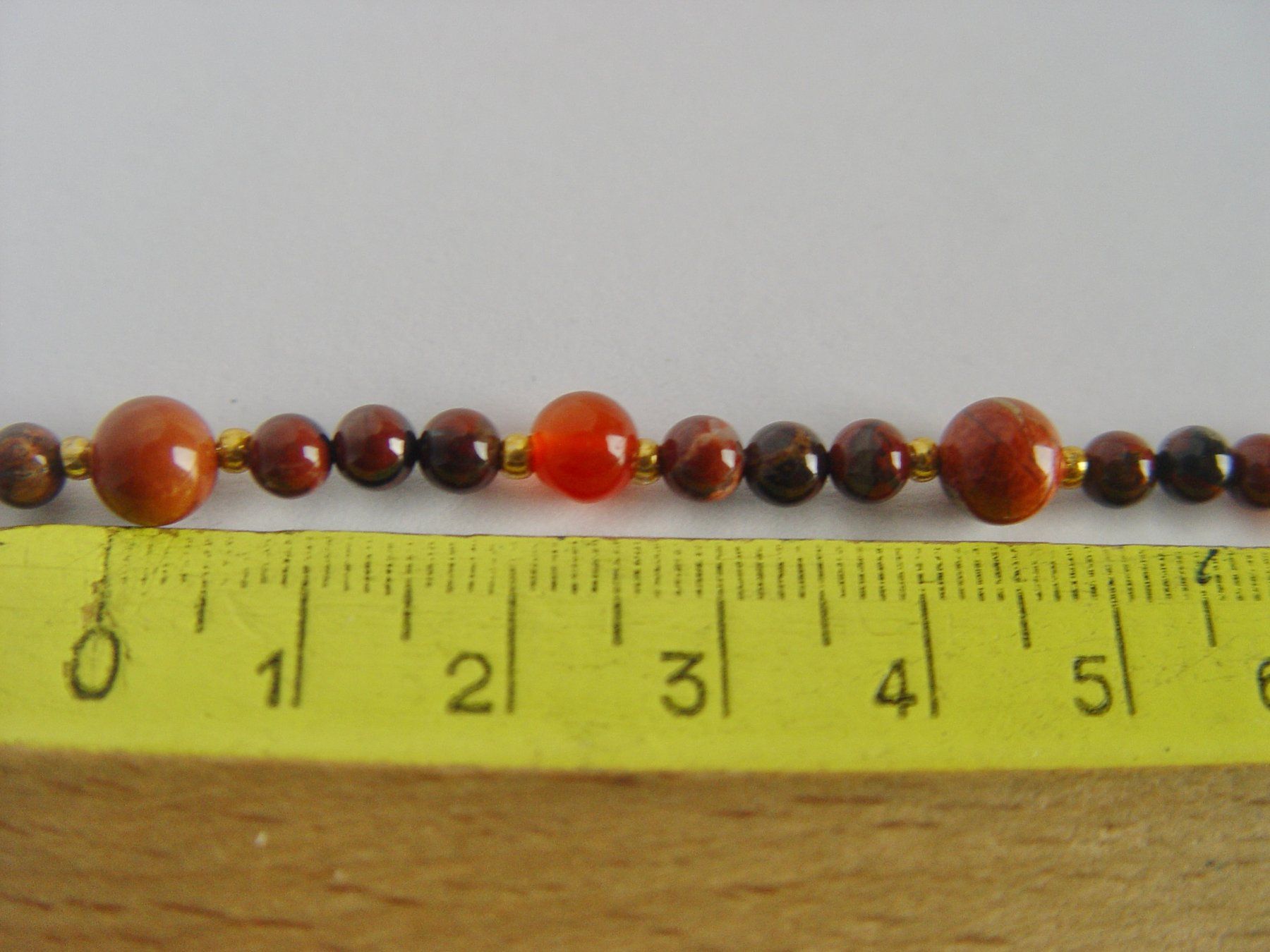 Catenine: Collier aus Jaspis und Karneol – Usato da Henggart venduto da gernli 4