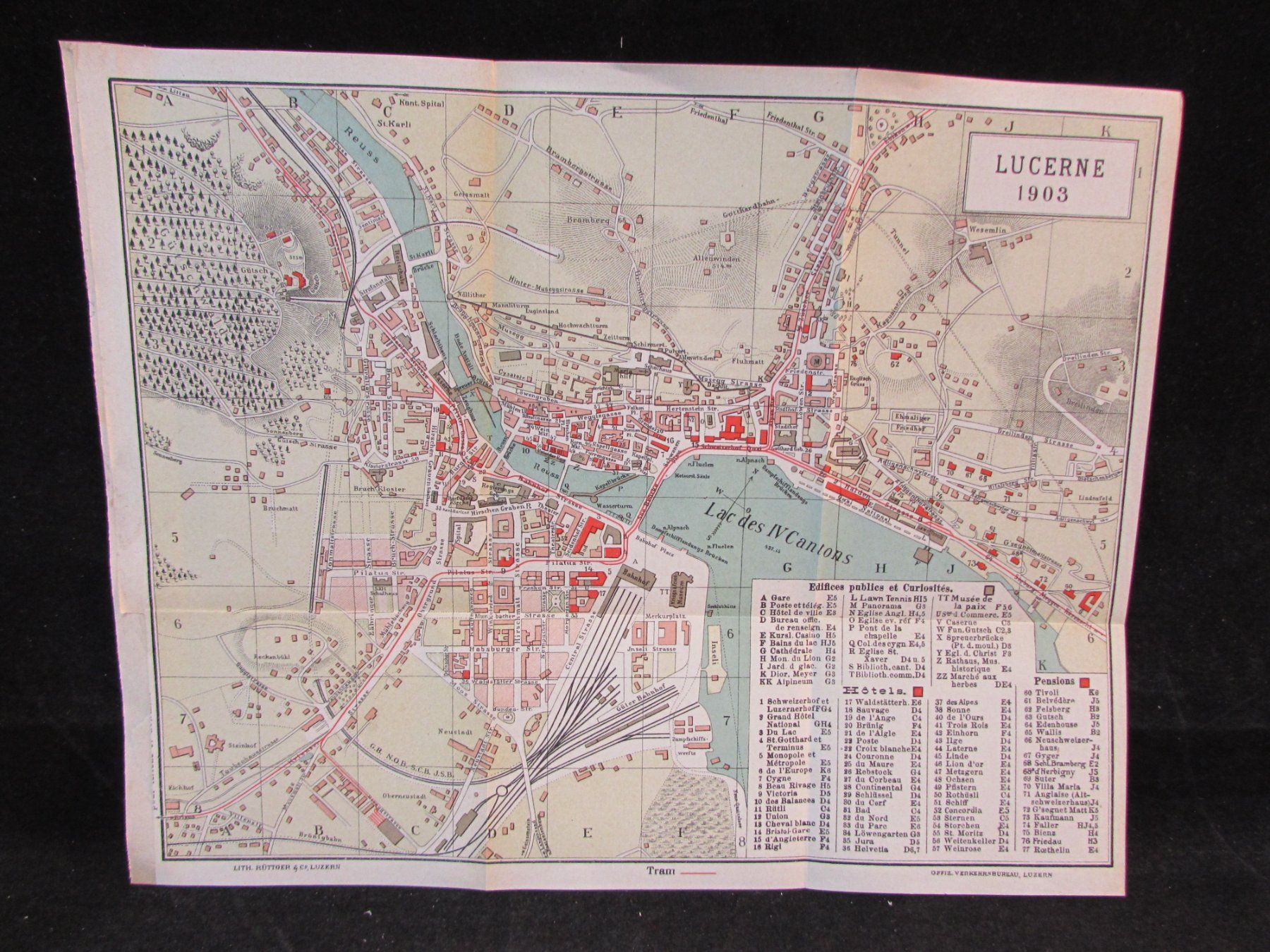 Gravures: Lot antikes Luzern, 19.Jh. – D'occasion à Walchwil par Shells1 5