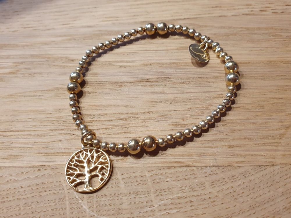 Perlenmarkt OnlineShop - Alisia Armband Silberner Lebensbaum