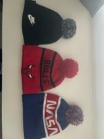 LOTS de 3 bonnet ( NIKE, NASA, BULLS )