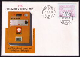 ATM 2_Schön illustrierter FDC 26.6.1978 BERN 1 !