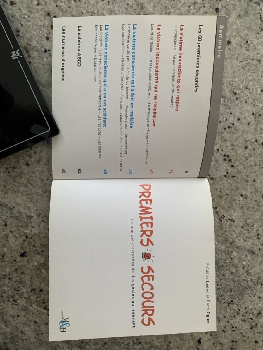 Libri: First Aid Guide "Premiers Secours" - French – Usato da Genève venduto da sunsustains 4