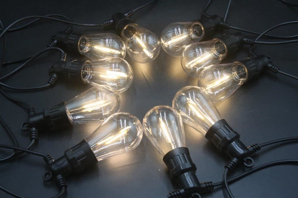 Lichterketten & Leisten: Lichterkette Outdoor 4.5m, 10 Led Lampen – Neu und originalverpackt aus Wettingen von Swala 4