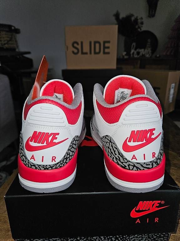 Chaussures hommes: Jordan 3 retro Fire Red ( 2022 ) – D'occasion à Oberentfelden par pun_d7vt 2