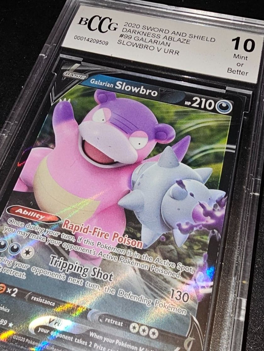 Pokémon Sammelbilder & Trading cards: Galarian Slowbro V PSA 10 BCCG Grading Mint – Neu (gemäss Beschreibung) aus Zollikofen von
