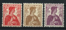 1909, Helvetia Brustbild II, SBK 130.– ** (2)