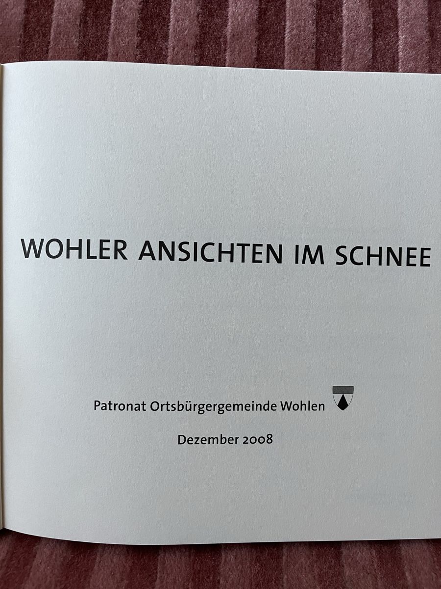 Libri: Wohler Ansichten im Schnee – Usato da Hermetschwil - Staffeln venduto da Juergso 1