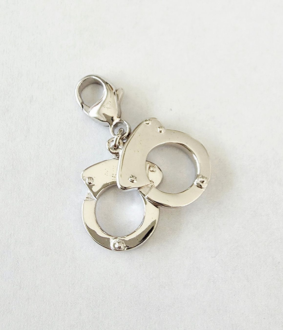 Anhänger: Charm " Handschellen" Silber 925 (rhodiniert) - Neu – Neu und originalverpackt aus Uetikon am See von Coralreef 2