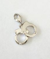 Charm " Handschellen" Silber 925 (rhodiniert) - Neu