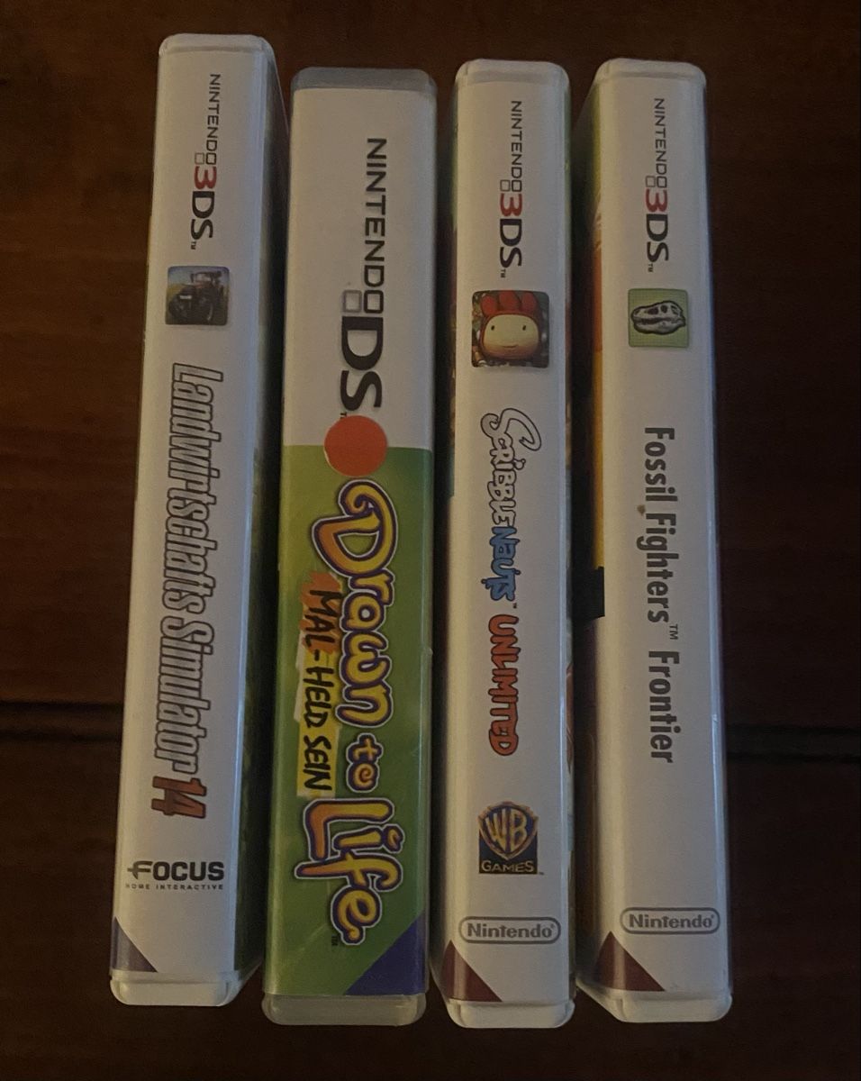 Spiele: 4x Nintendo DS & 3DS Spiele Bundle Scribblenauts 🦖 – Gebraucht aus Kirchberg BE von swiss_slab 4