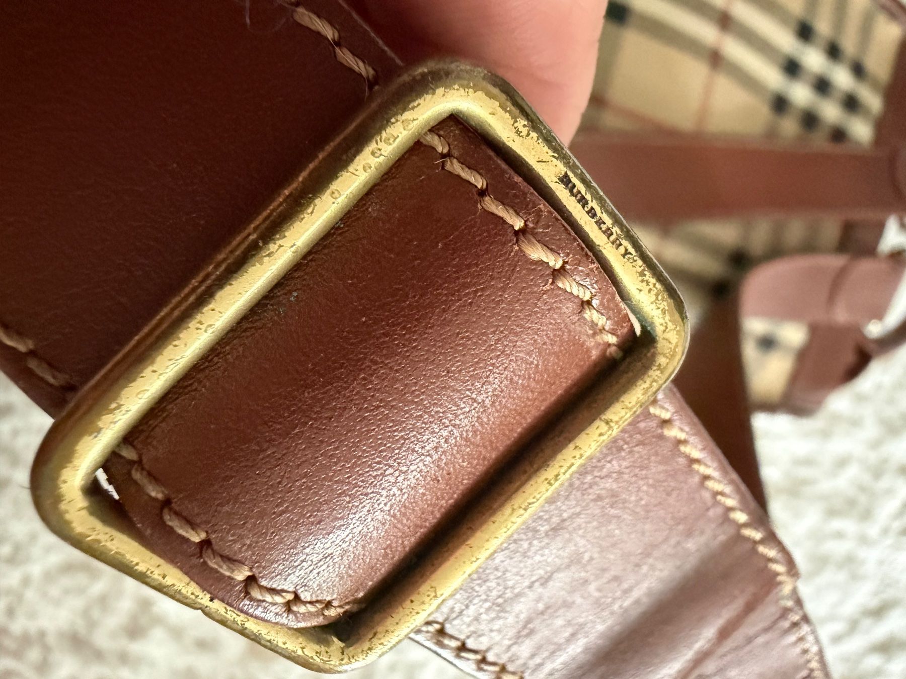 Burberry Zaini: Vintage Burberry backpack – Usato da Schaffhausen venduto da Nadiuna 4