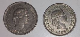 10 Rappen 1962, 1965