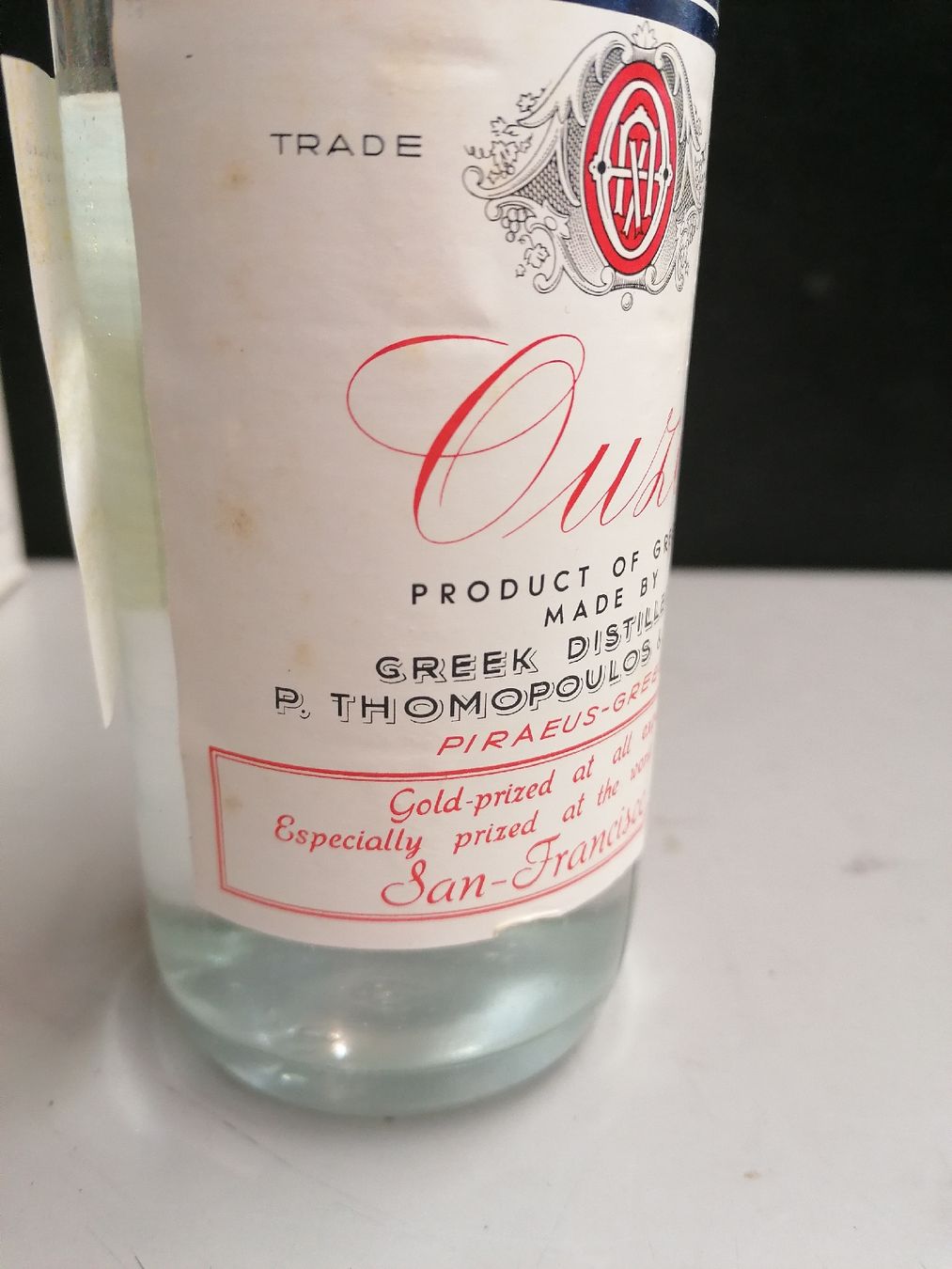 Bevande alcoliche: Ouzo Sans Rival Grecque, 1905, Bouteille Scellée. – Nuovo (secondo la descrizione) da Genève venduto da Leboucheoreilles 4