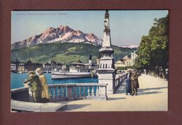 LUZERN - Schweizerhofquai - Pilatus
