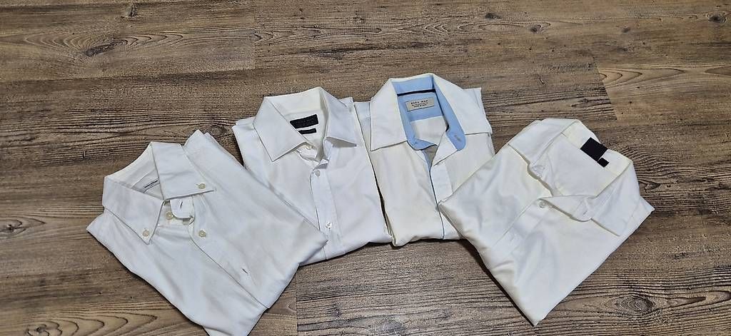 Camicie: 4x weisse Business Hemden – Usato da Horw venduto da Row707