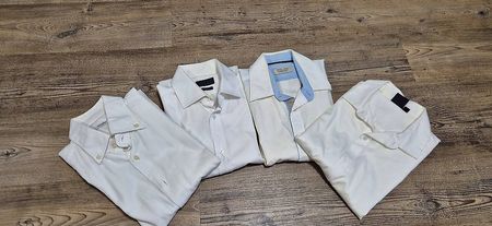 4x weisse Business Hemden