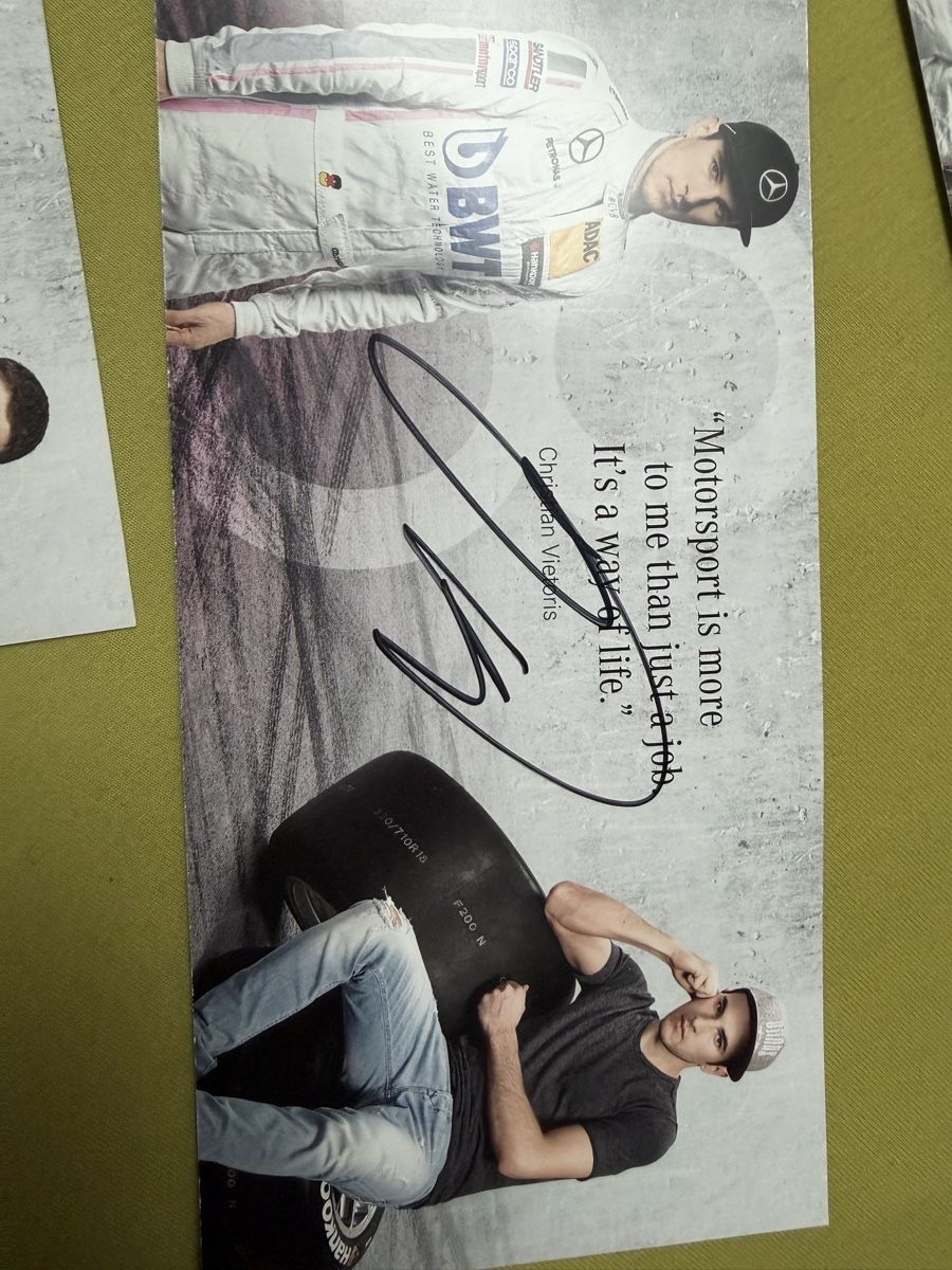Autografi: DTM 2016 Unterschriften – Nuovo (secondo la descrizione) da Wangen SZ venduto da cal_vp8g 6