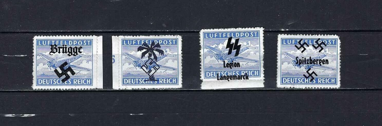 Tutti i francobolli: Luftfeldpost mit Aufdruck ** – Nuovo e nell'imballaggio originale da Lindau venduto da Rickie123