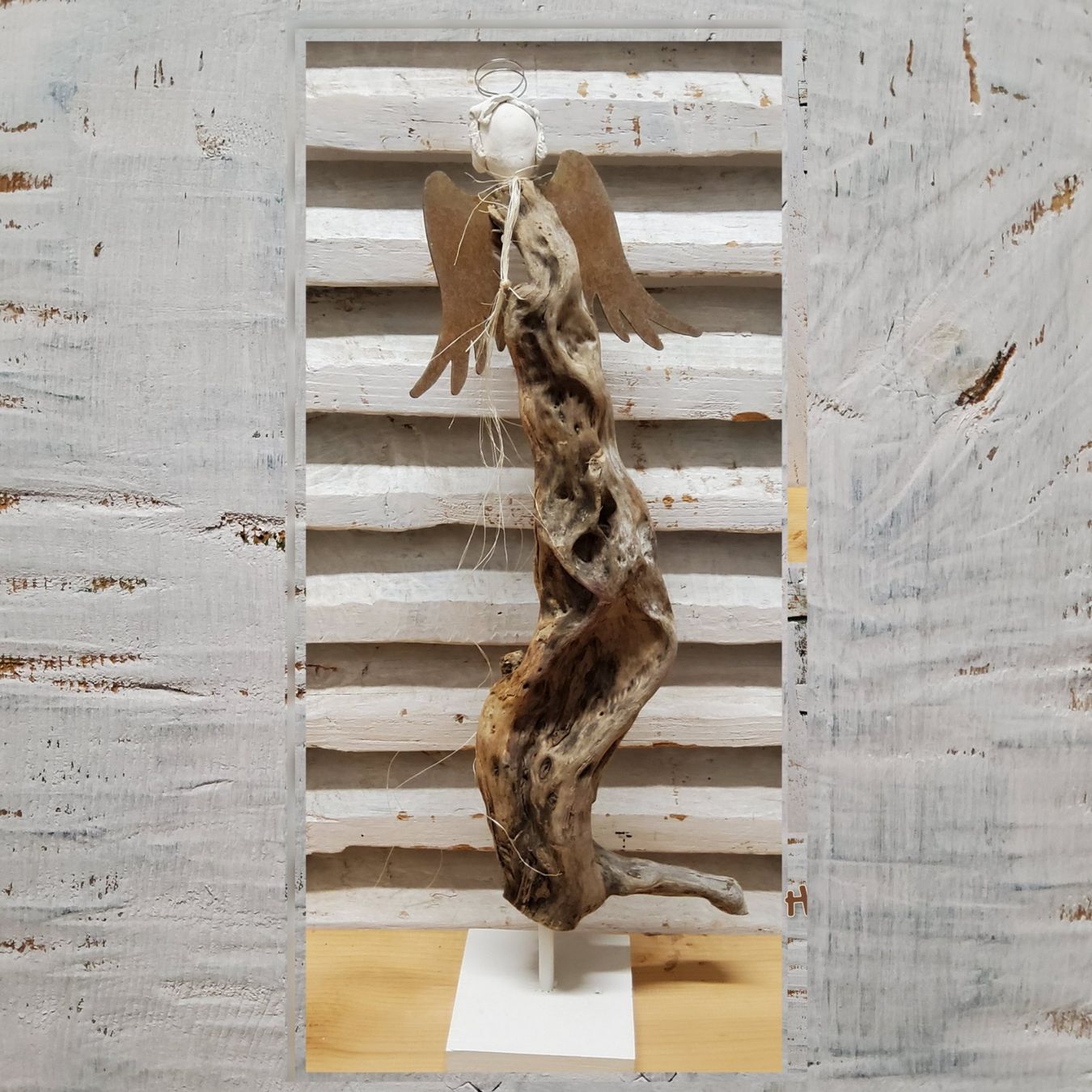 Tutte le decorazioni: Schwemmholz-Engel "Handmade with Love" – Usato da Naters venduto da 3904Naters